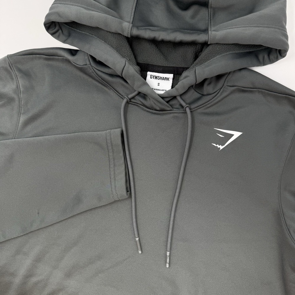 Gymshark Crest Pullover Hoodie Gray Men's‎ Size Small